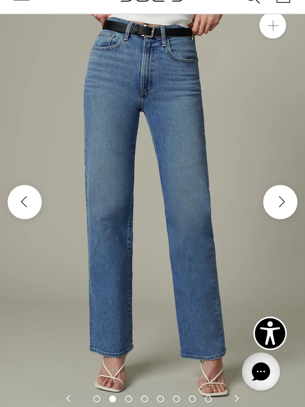 Joe’s jeans the Margot straight leg good eye high rise size 33